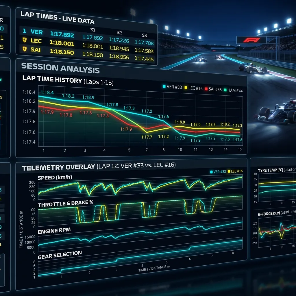 How to Read F1 Lap Time Data